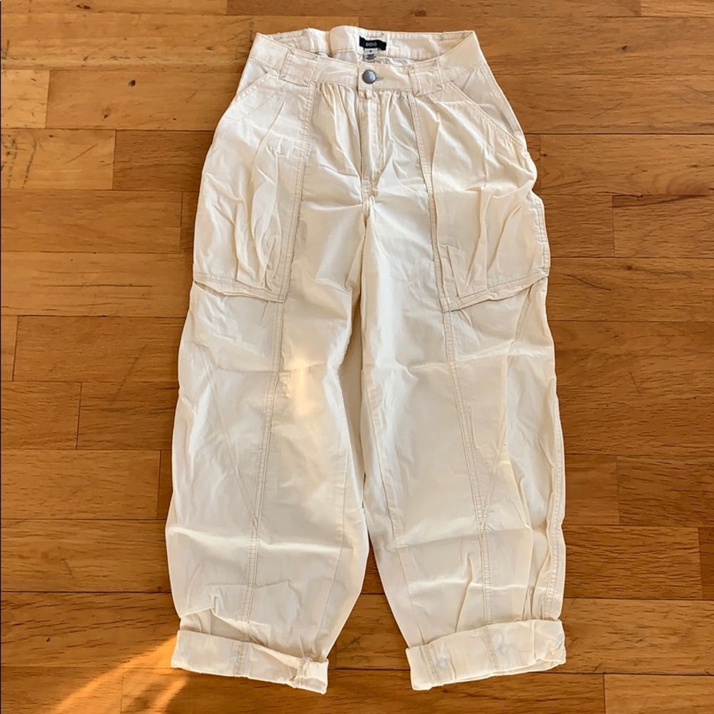 BDG cream cotton twill pant